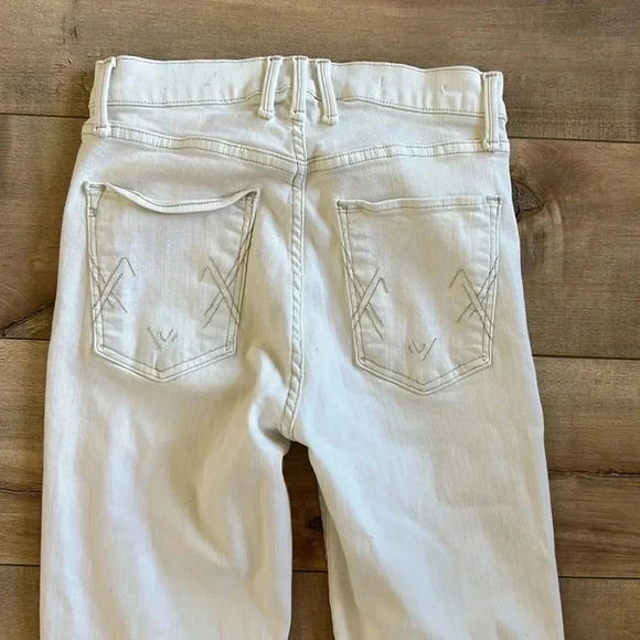 McGuire Denim White Newton Skinny Jeans Ankle Zip Sz 24 - Picture 8 of 8